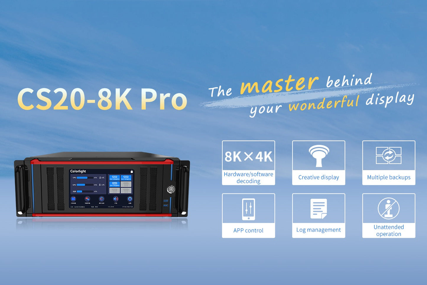 Colorlight CL-CS20-8KPRO Media Server